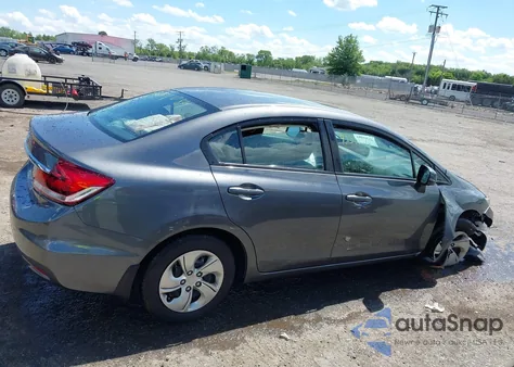 2013 Honda Civic Lx из США, поврежденный, VIN 19XFB2F55DE092870